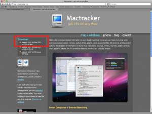 (01) Mactracker - get info on any Mac