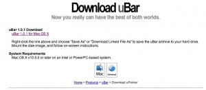 (01) BrawerSoft - Products - uBar - Download uBar