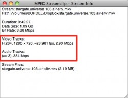 (02) MPEG Streamclip - Stream Info