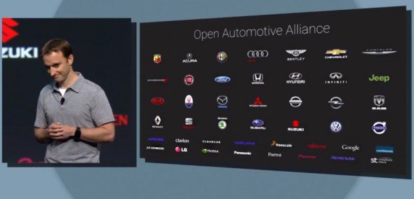 OAA, Open Automotive Alliance, I/O, Google