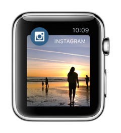 instagram apple watch