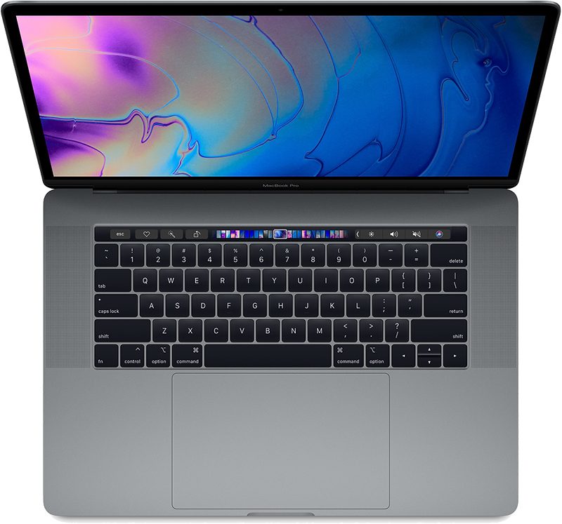 MacBook Pro Touch Bar 2019 se čtvrtou generací motýlkové klávesnice