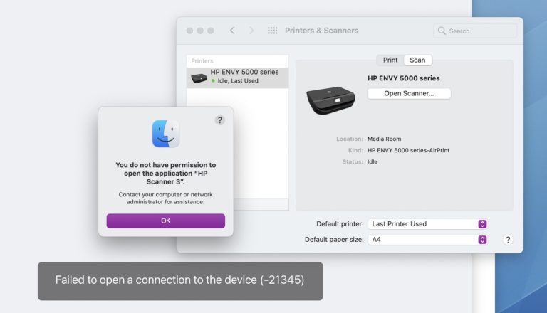 Apple plánuje opravit chybu, kdy Mac nedokáže skenovat dokumenty