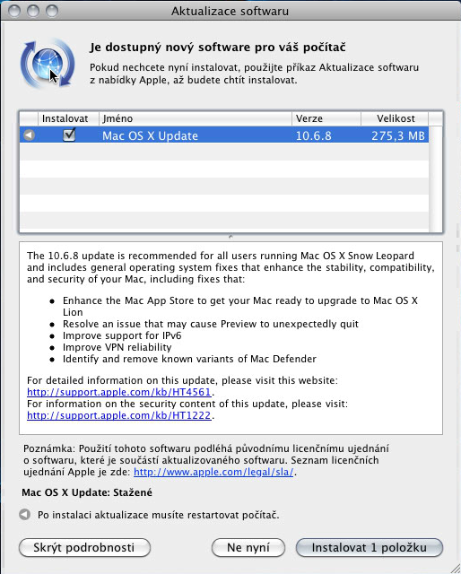 mac os 10.6.8 software update