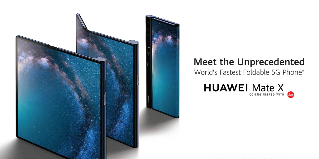 Huawei Mate X - ohebný telefon