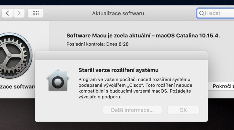 macOS cisco kernel extension