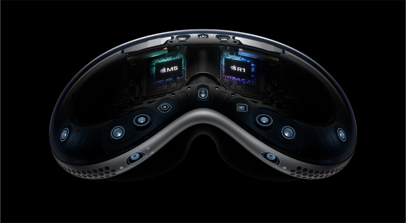 Čipy M5 a R1 v Apple Vision Pro