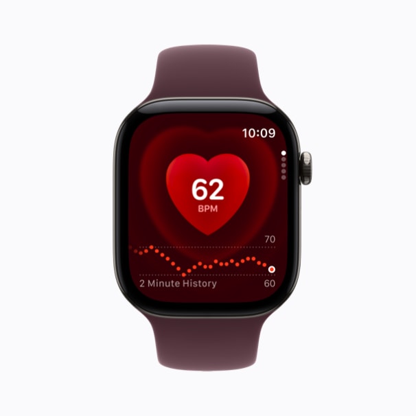 Aplikace Srdeční tep na Apple Watch Series 12