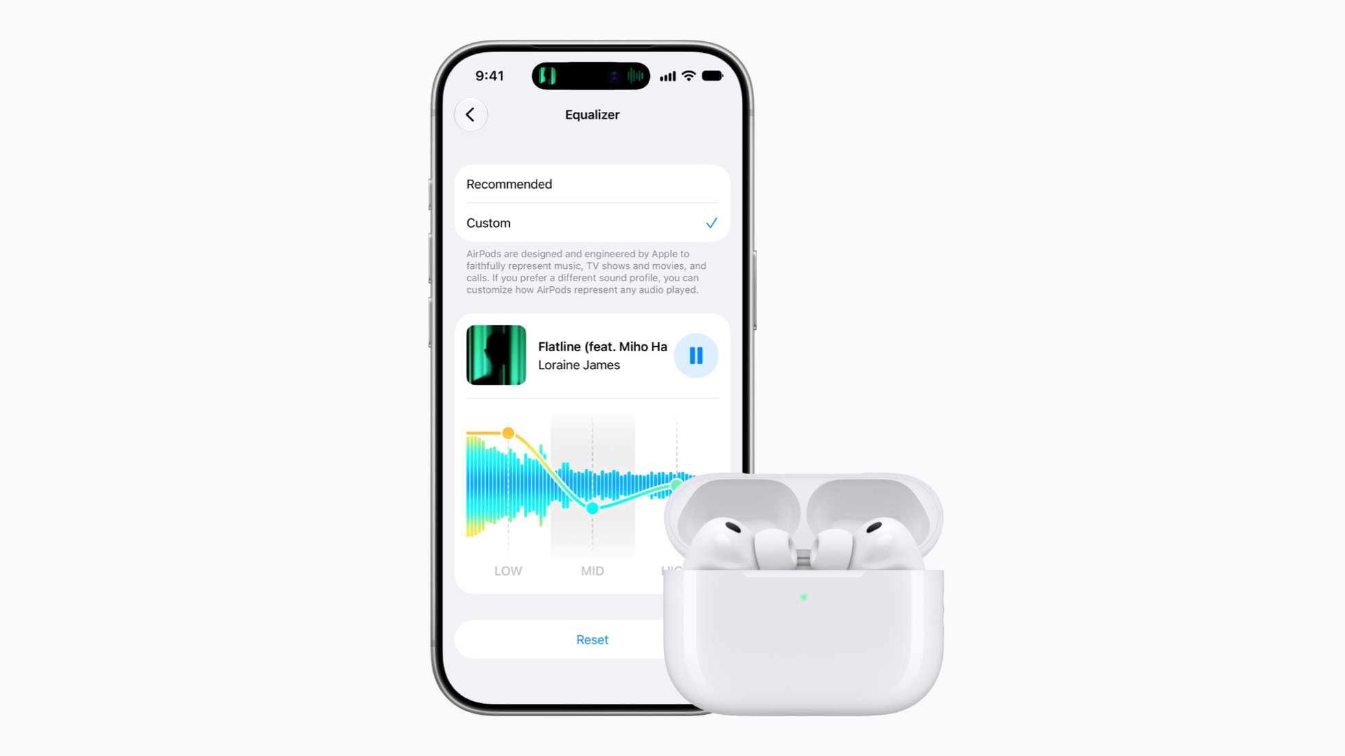 Nastavení ekvalizéru pro AirPods v iOS 27