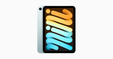 iPad mini v modré barvě