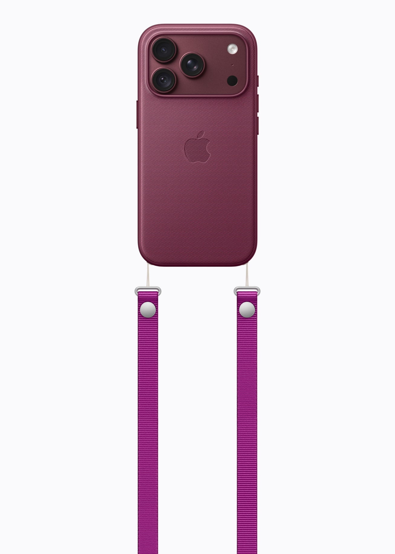 iPhone 18 Pro s popruhem přes rameno