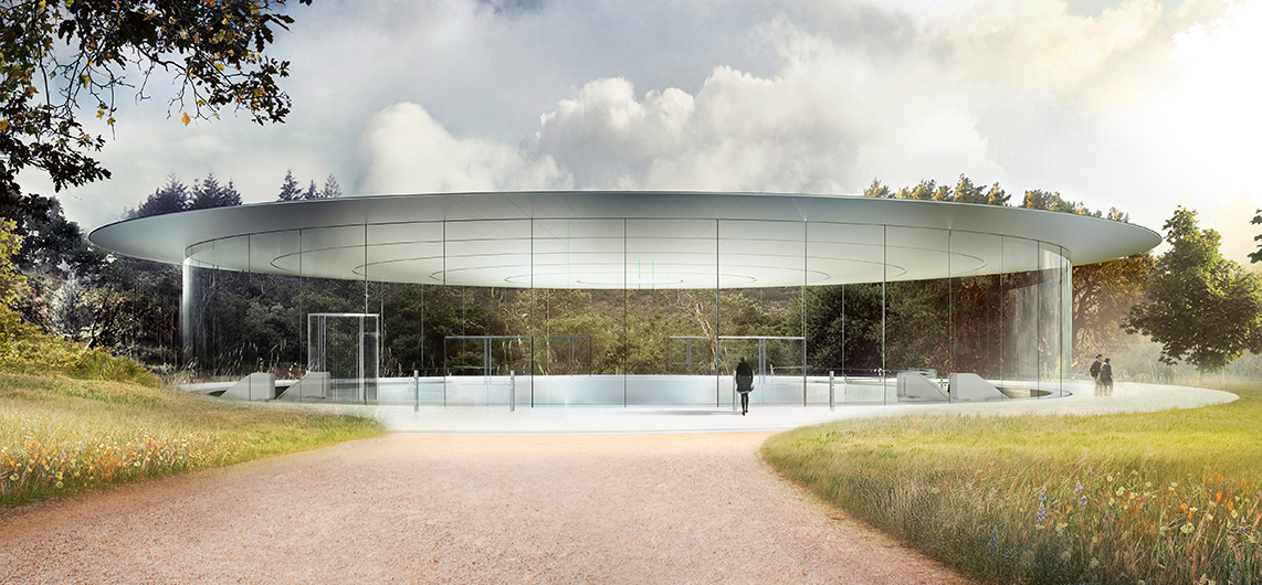 Areál Apple Park v Cupertinu
