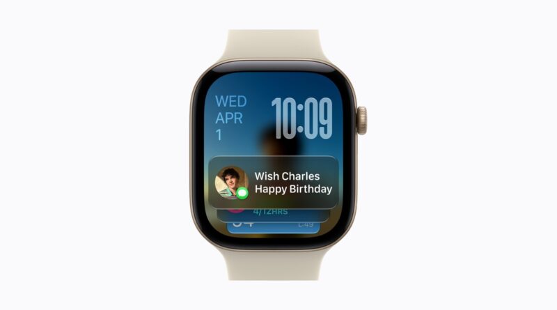 Smart Stack na Apple Watch ve watchOS 27