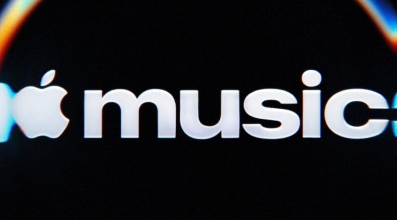 Nové logo Apple Music v černobílé podobě
