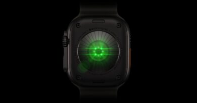 Senzory na spodní straně Apple Watch Ultra 4