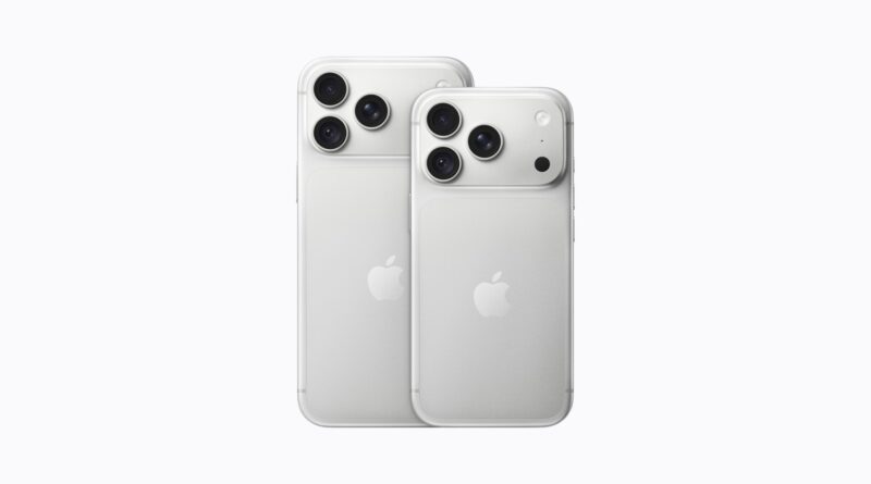 iPhone 18 Pro a iPhone 18 Pro Max ve stříbrné barvě