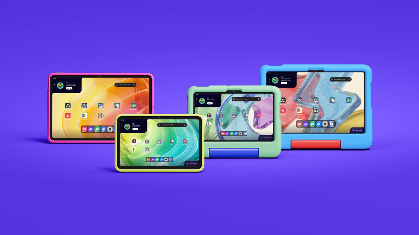 Dětská verze tabletu Alexa Tablet v ochranném obalu