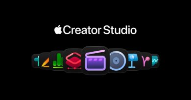 Logo Apple Creator Studio s ikonami jednotlivých aplikací