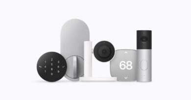 Sada chytrých doplňků Apple Home Collection, zámek, kamery, termostat a videozvonek