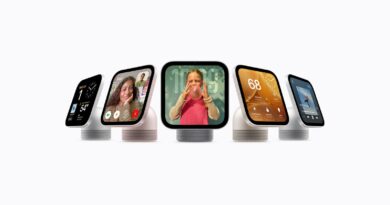Apple HomeView v pěti pohledech, stříbrná, bílá, růžová a vesmírně šedá varianta