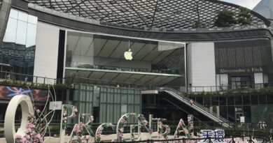Prodejna Apple Store v nákupním centru Parc Central v Kantonu