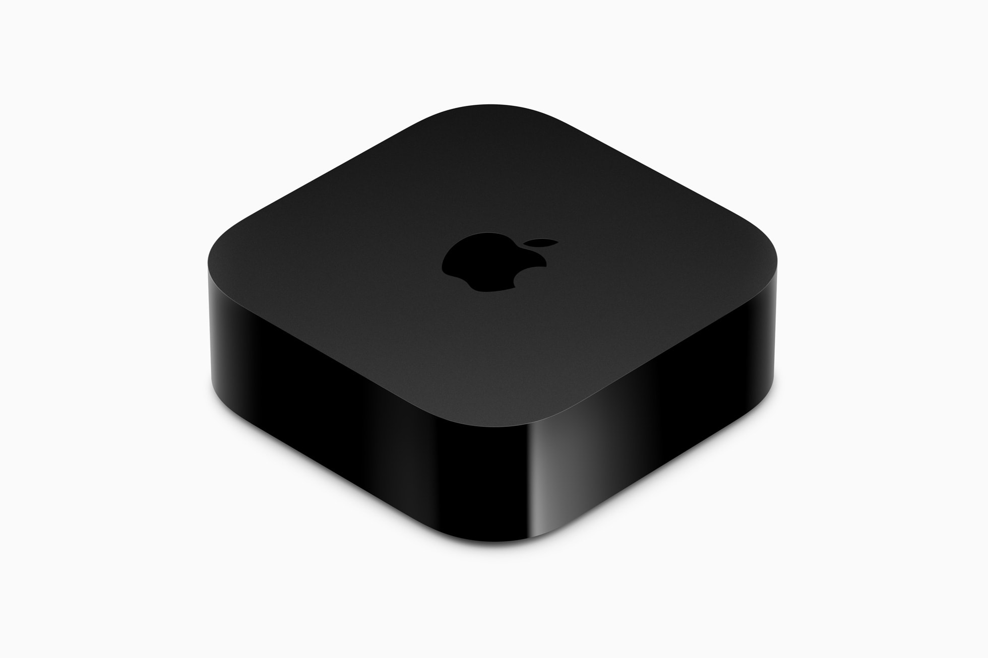 Pohled shora na set-top box Apple TV 4K