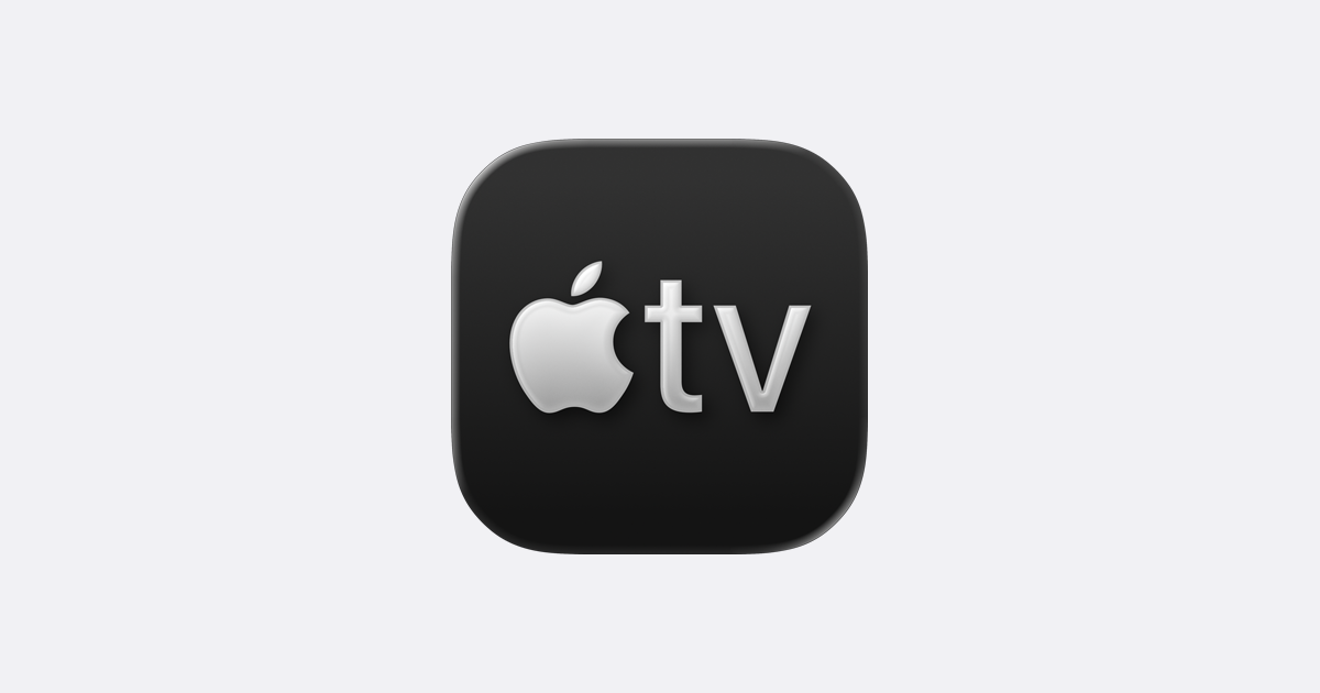 Logo služby Apple TV