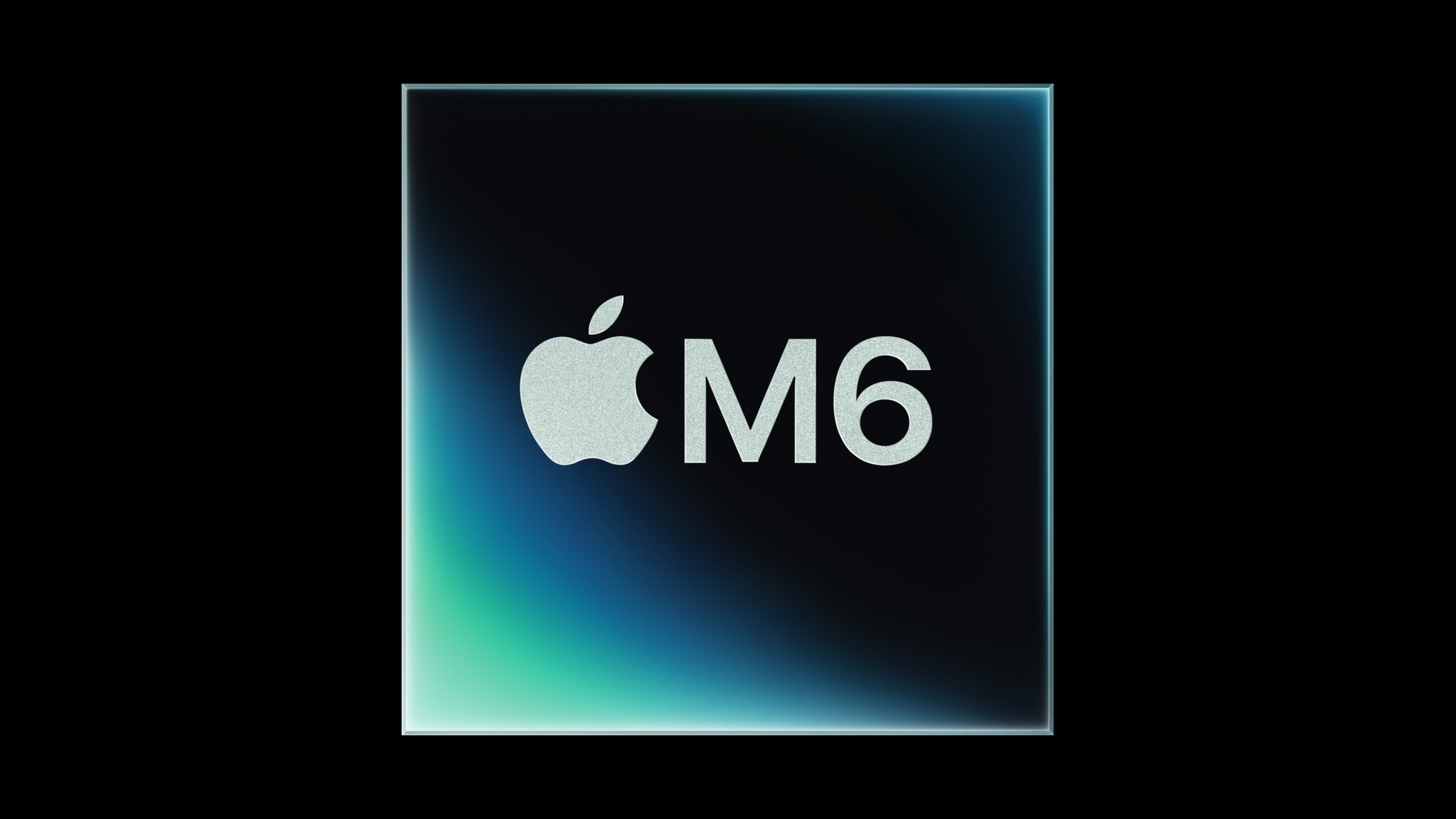Grafické znázornění čipu Apple M6