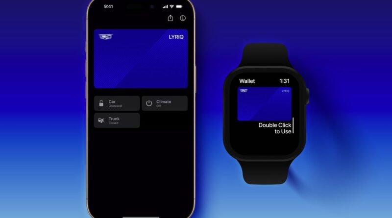 Digitální klíč od auta v aplikaci Peněženka na iPhonu
