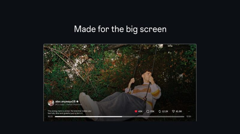 Instagram na velké obrazovce
