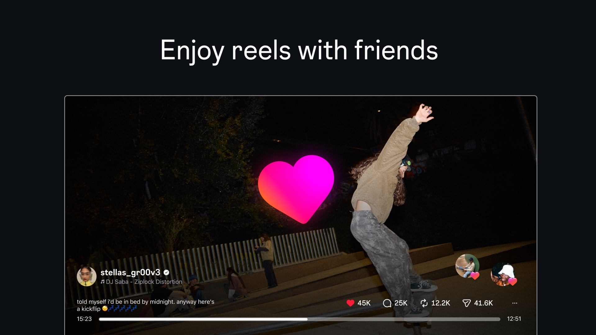 Reels v aplikaci Instagram pro Apple TV