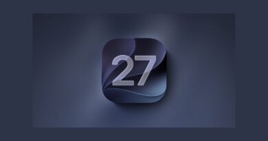 Ikona iOS 27 na tmavém pozadí
