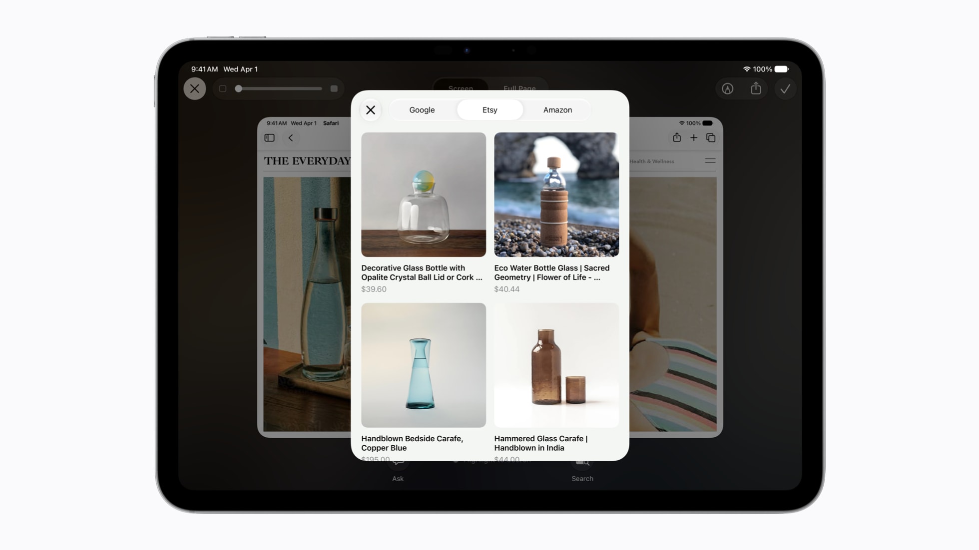 Vizuální inteligence v iPadOS 27