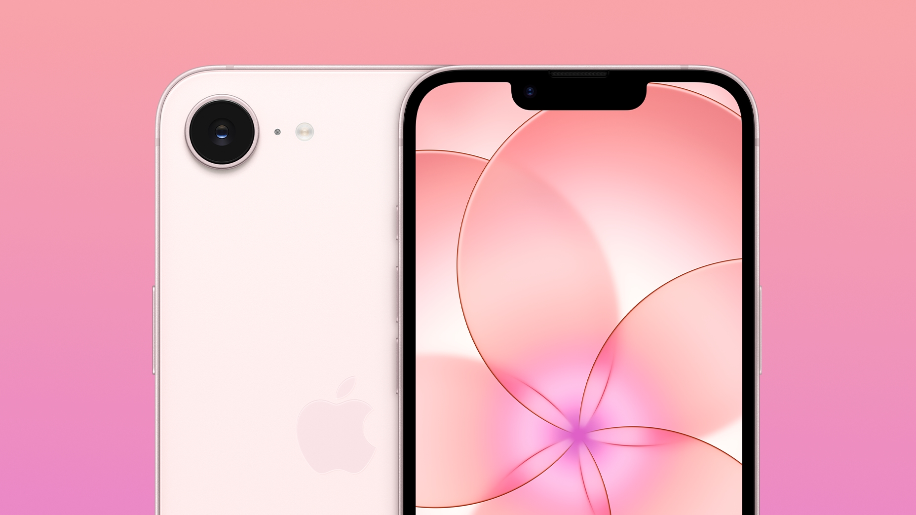 Zadní strana iPhonu 17e s jedním fotoaparátem