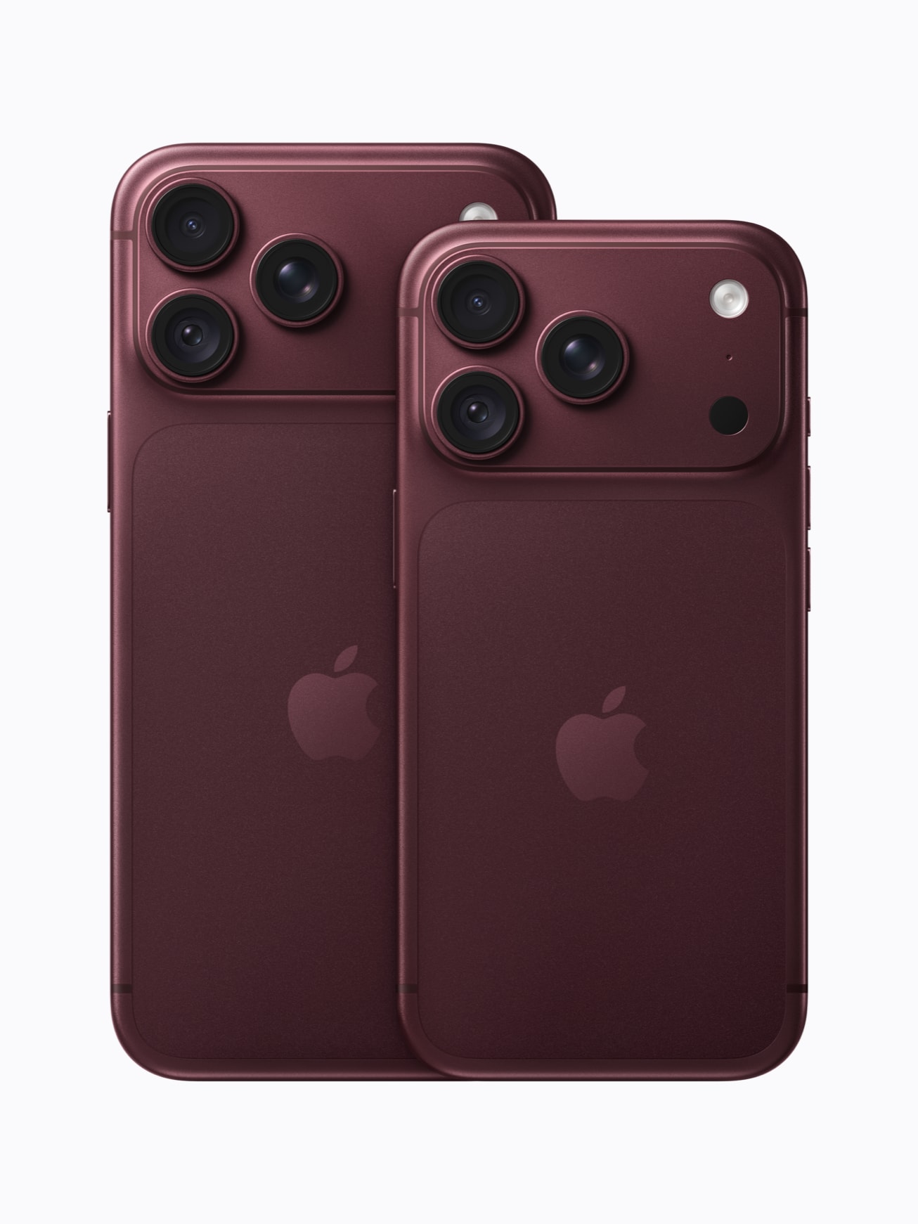 iPhone 18 Pro a Pro Max v burgundské barvě