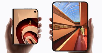 iPhone Duo složený a rozložený vedle sebe
