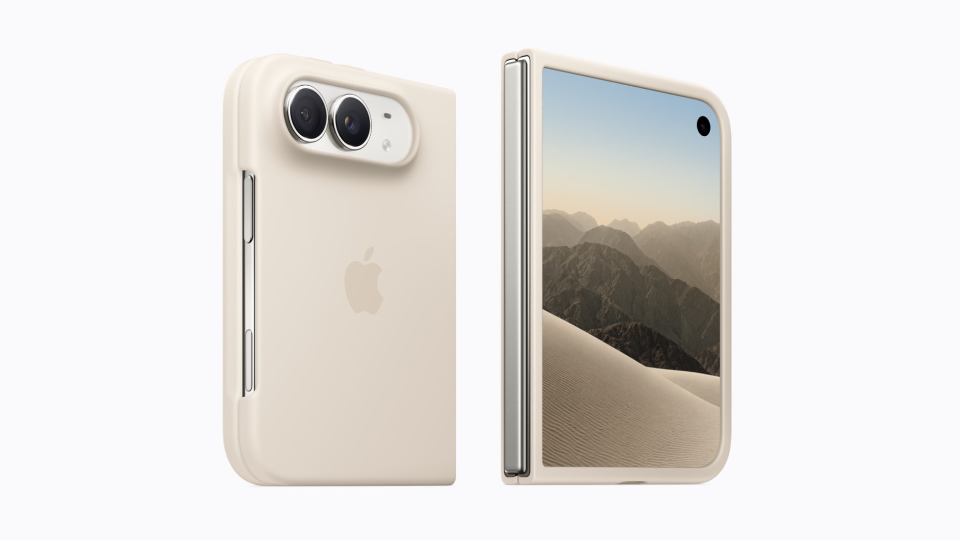 Kryt pro iPhone Duo v pískové barvě