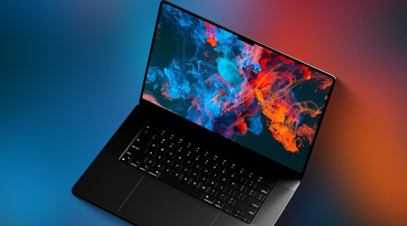 Render MacBooku Pro s OLED displejem