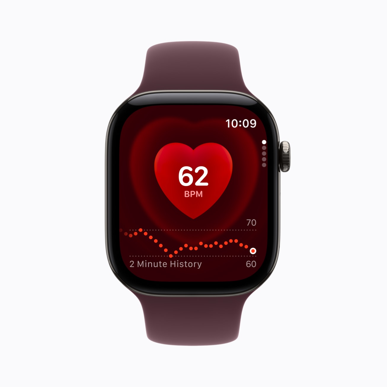 Měření tepu na Apple Watch Series 12