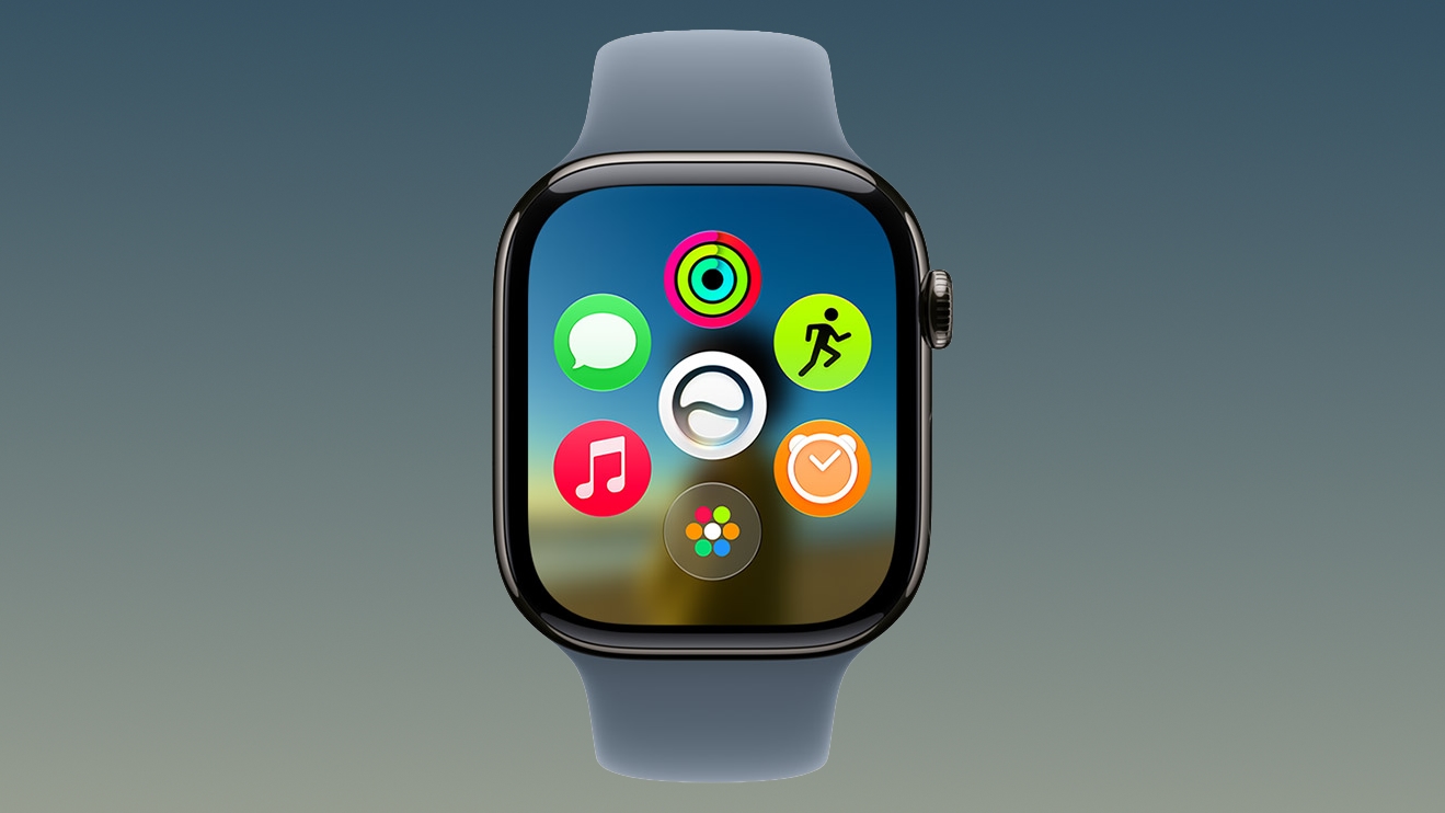 Apple Watch s plochou aplikací systému watchOS 27
