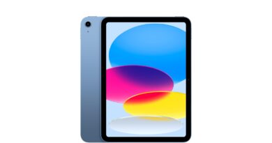 Základní iPad v modré barvě